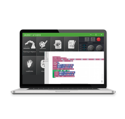 Dobot robótica programação gráfica